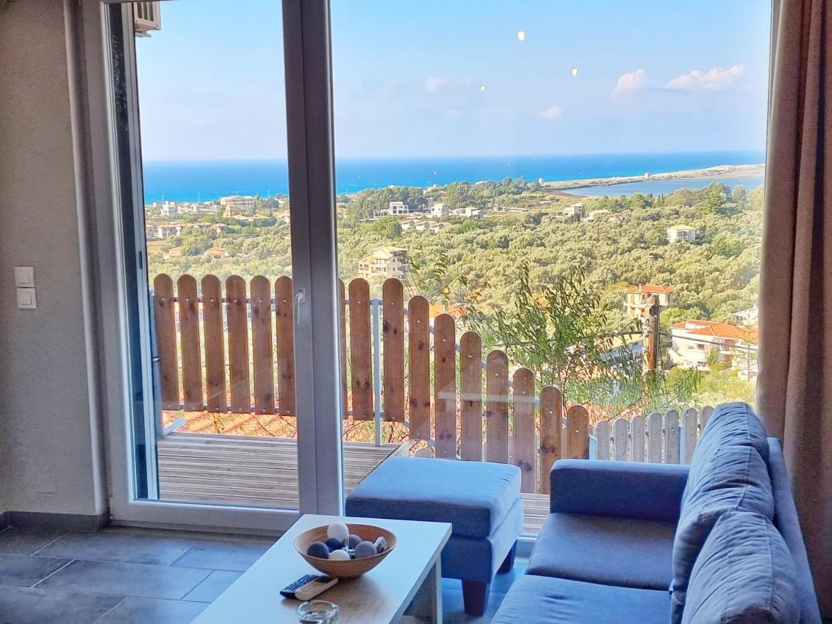 Labros Sea View Apartment Frinion Bagian luar foto