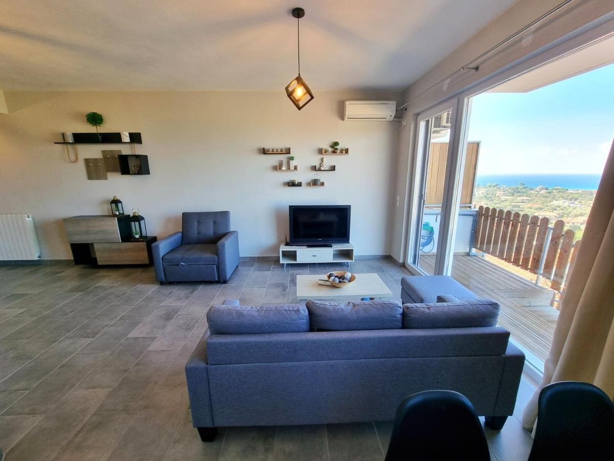Labros Sea View Apartment Frinion Bagian luar foto